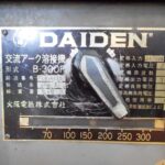 daiden welder nameplate