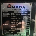 Amada Band Saw HFA300 1991 Nameplate Photo