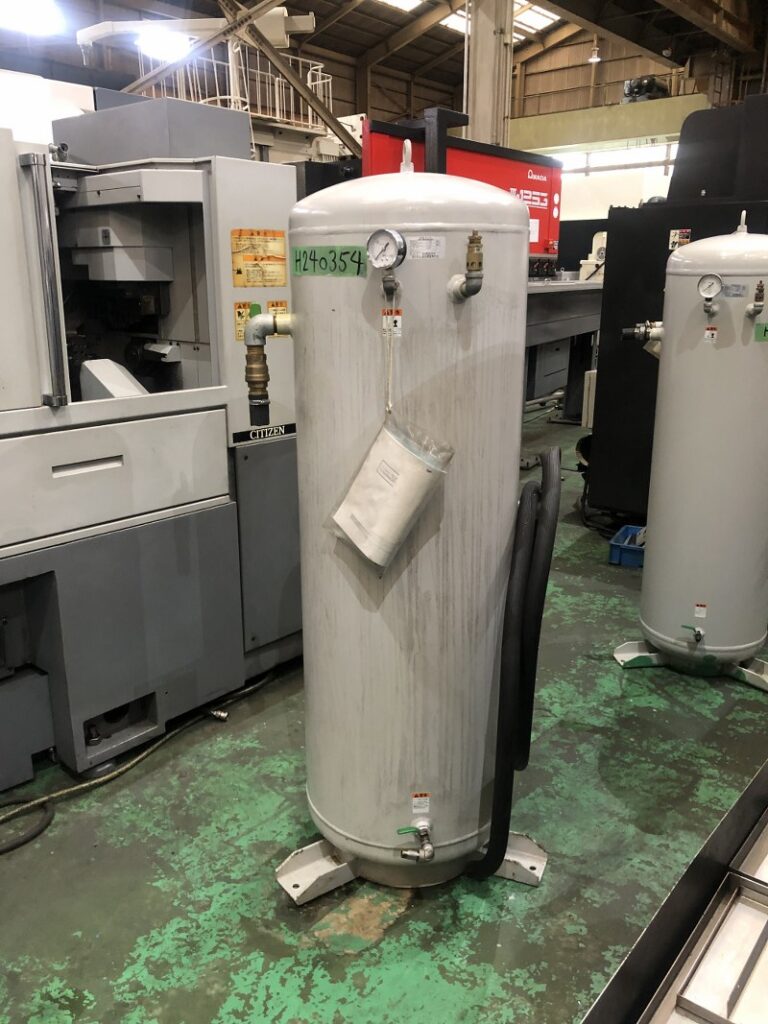 明治機械製作所　レシーバータンク　220L　2001