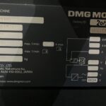 DMG MORI Vertical Machining Center NVX5100/50 2015 Nameplate Photo