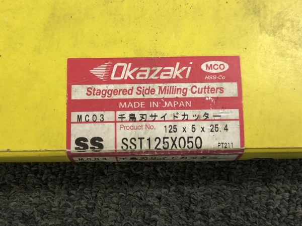 中古その他ねじ切り・ネジ造形工具 【サイドカッター】SST125ｘ050 岡崎精工/Okazaki seiko