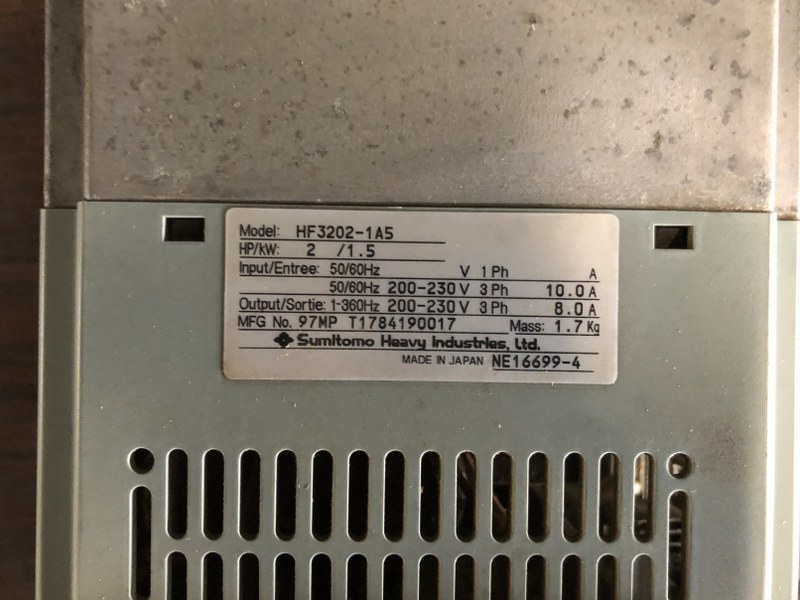 中古その他 [インバータ]HF3202-1A5  Sumitomo