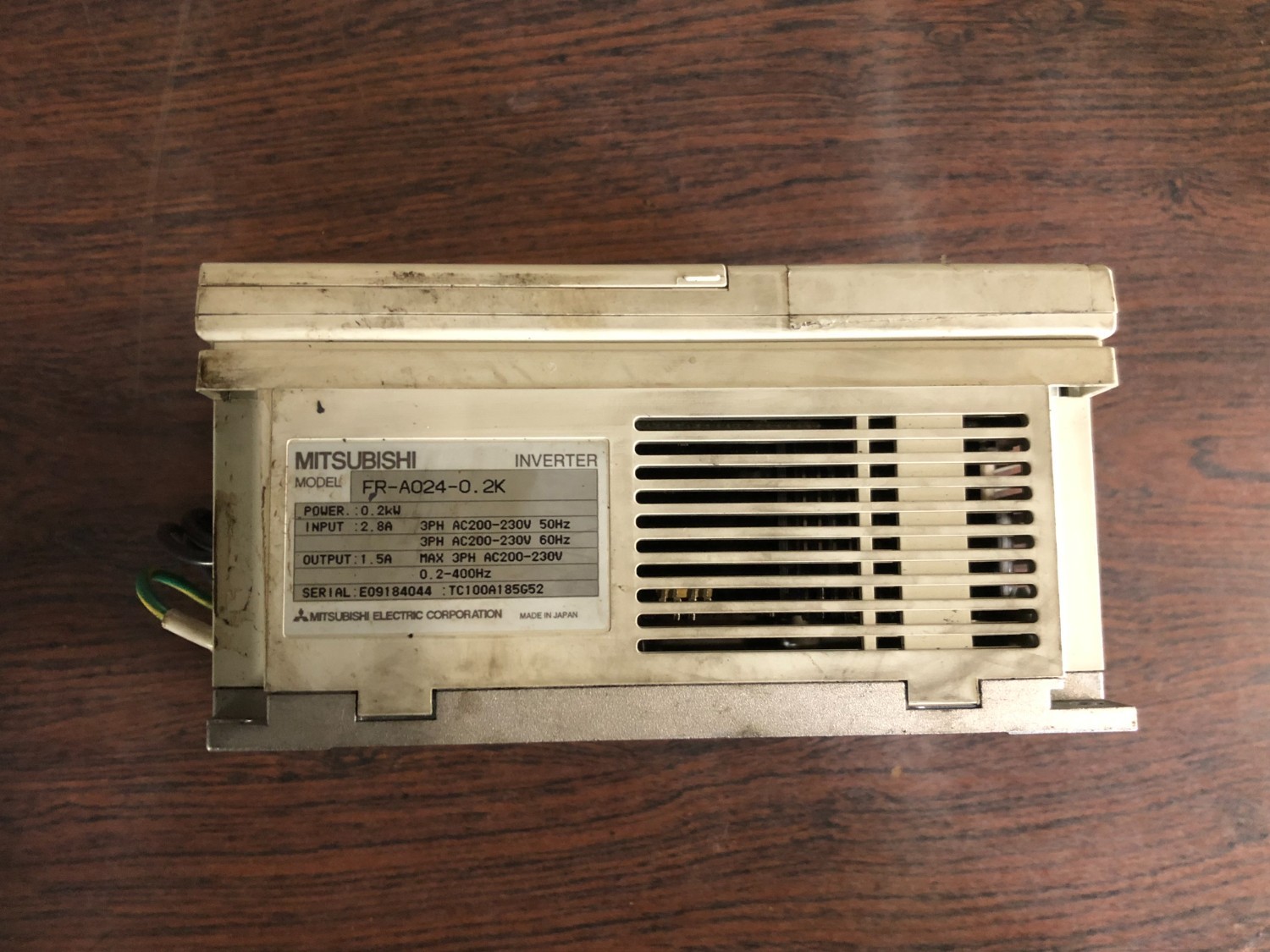 中古その他 インバーターINVERTER FR-A024-0.2K (FR-PU03)  三菱電機