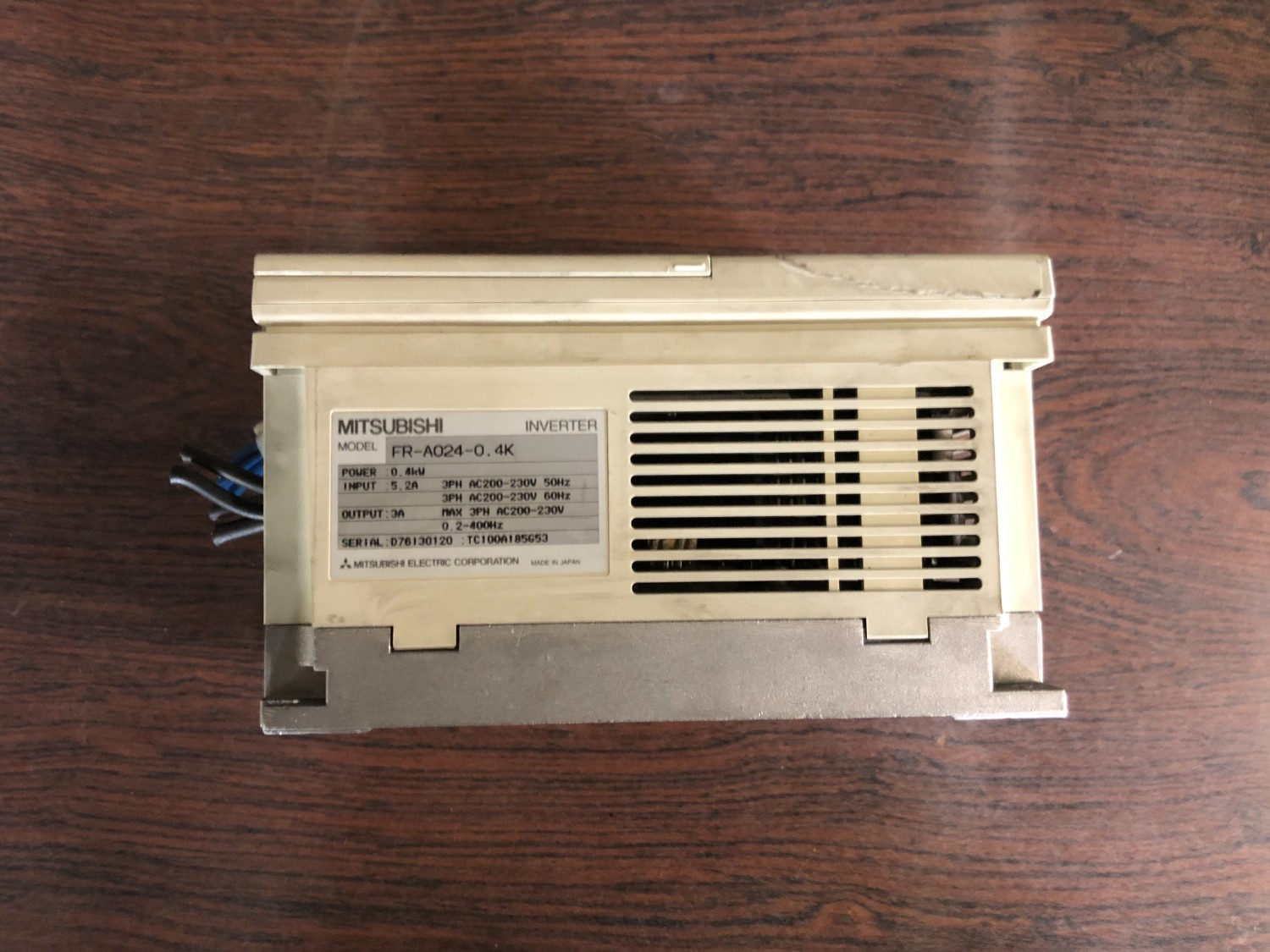 中古その他 インバーターINVERTER FR-A024-0.4K (FR-PU03) 三菱電機