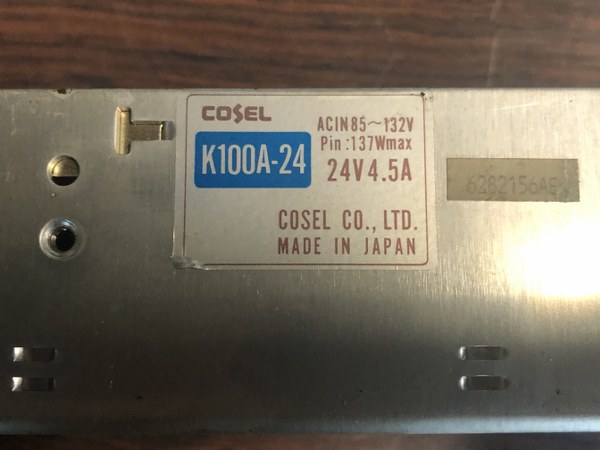 中古お買い得品・1山販売等 【パワーサプライ】K100A-24 コーセル （COSEL）