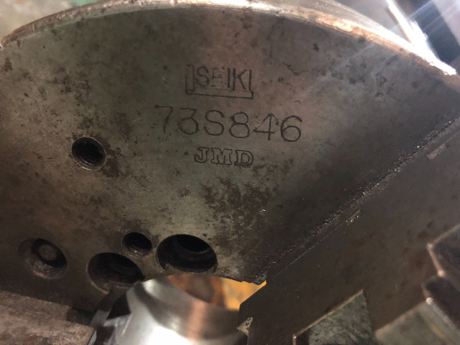 中古その他チャック・関連品等 3爪スクロールチャック73S846JMDφ200 SEIKI