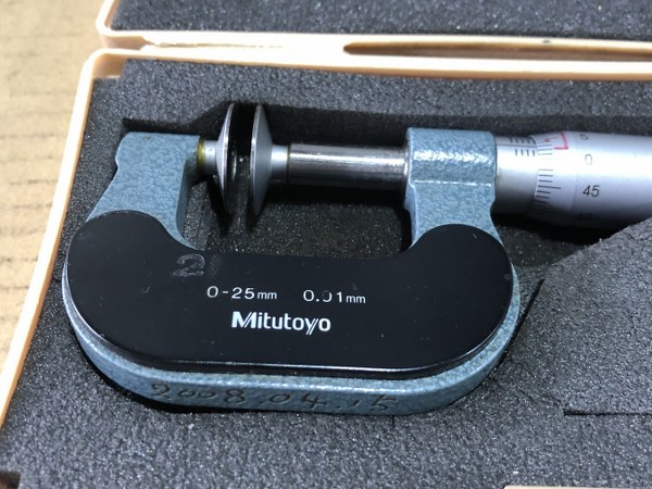 中古測定工具 [直進式歯厚マイクロメータ]169-201（PDM-25) ミツトヨ/Mitutoyo