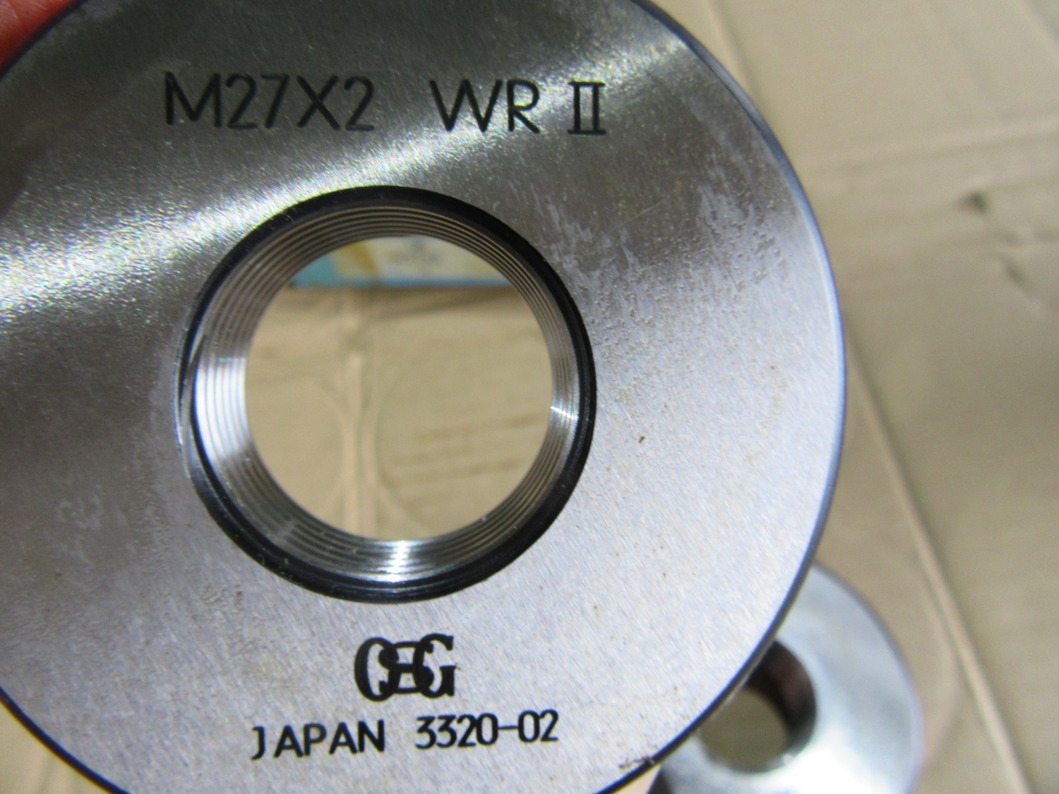 中古Other gauge リングゲージ2個　M27x2 WR,GRⅡ　 OSG 