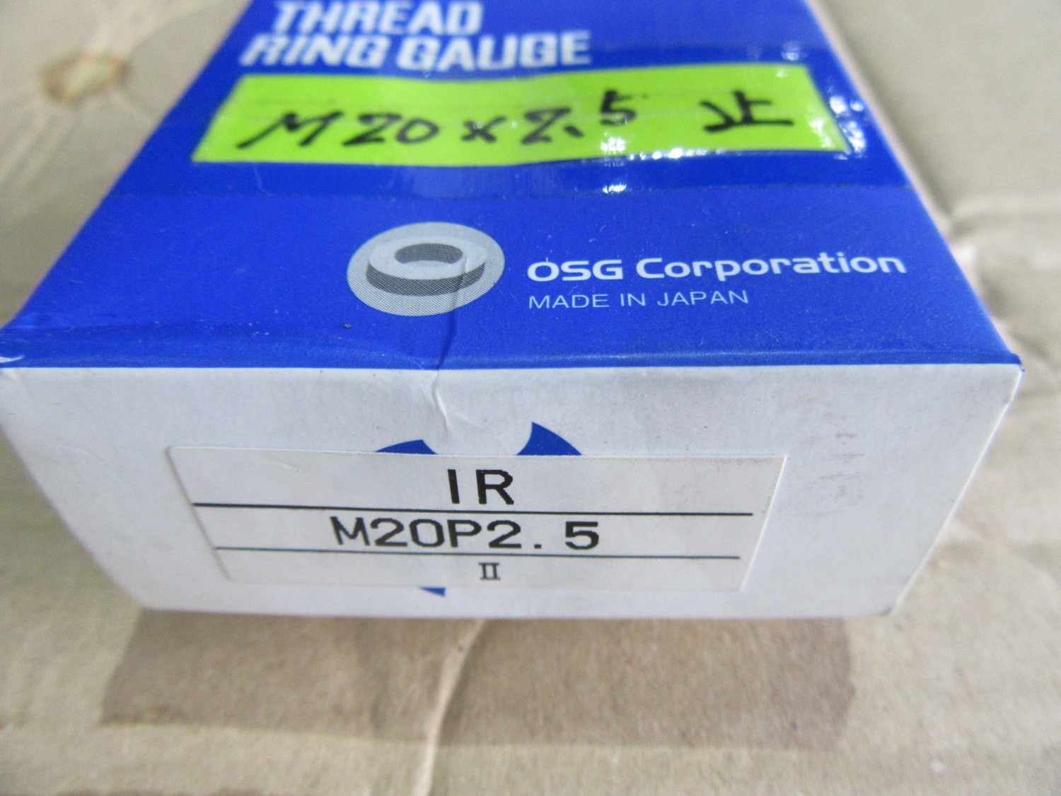 中古Other gauge リングゲージM20P2.5 IRⅡ　 OSG