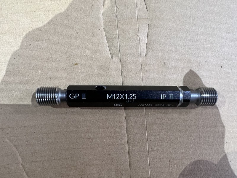 中古その他ゲージ 【ネジプラグゲージ】M12x1.25 GPIPII OSG オーエスジー