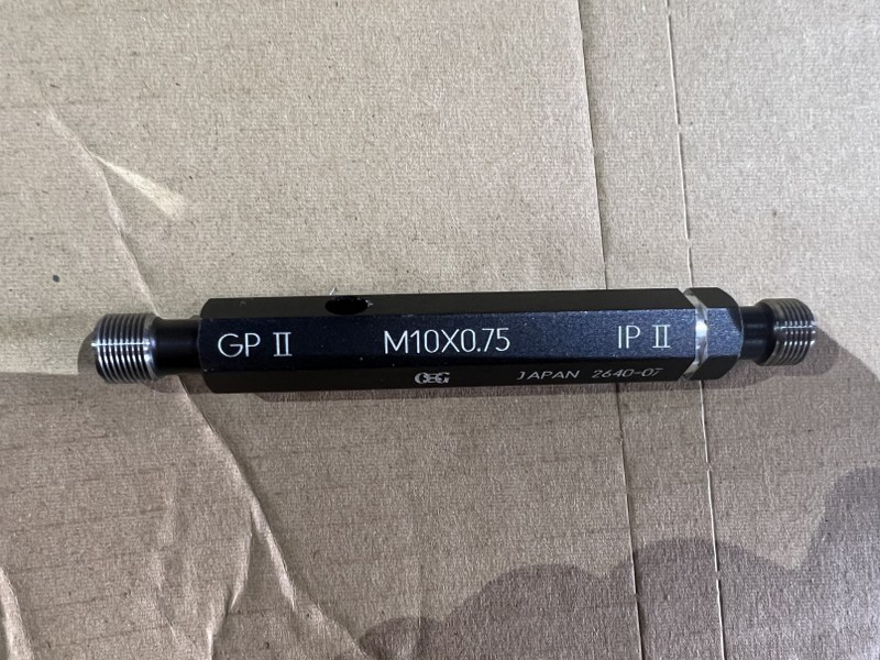 中古その他ゲージ 【ネジプラグゲージ】M10x0.75 GPIPII OSG オーエスジー