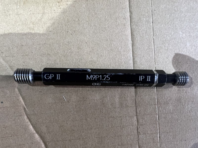 中古その他ゲージ 【ネジプラグゲージ】M9P1.25 GPIPII OSG オーエスジー