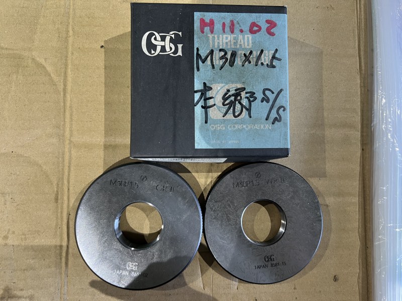 中古その他ゲージ 【ねじリングゲージ】M30P1.5 GPWRII OSG オーエスジー