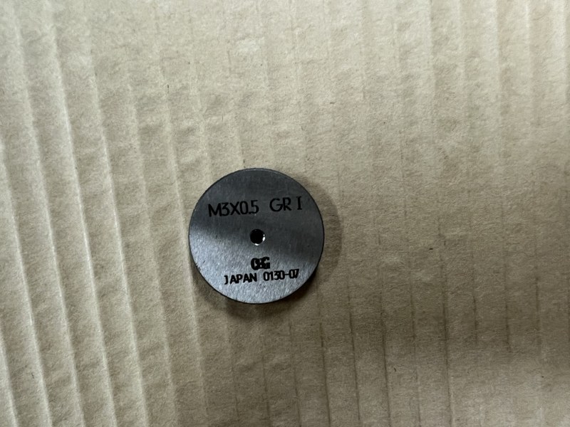 中古Other gauge 【リングゲージ】M3x0.5 GRI OSG オーエスジー