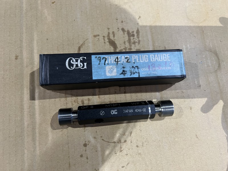 中古Other Screw tools 【ネジプラグゲージ】M18P1 GPWPII OSG オーエスジー