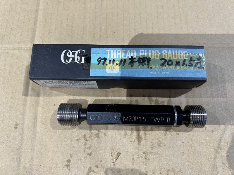 中古Other Screw tools 【ネジプラグゲージ】(左)M20P1.5 GPWPII OSG オーエスジー