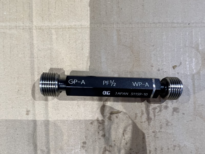 中古その他ねじ切り・ネジ造形工具 【ネジプラグゲージ】PF½ GPWP-A OSG オーエスジー