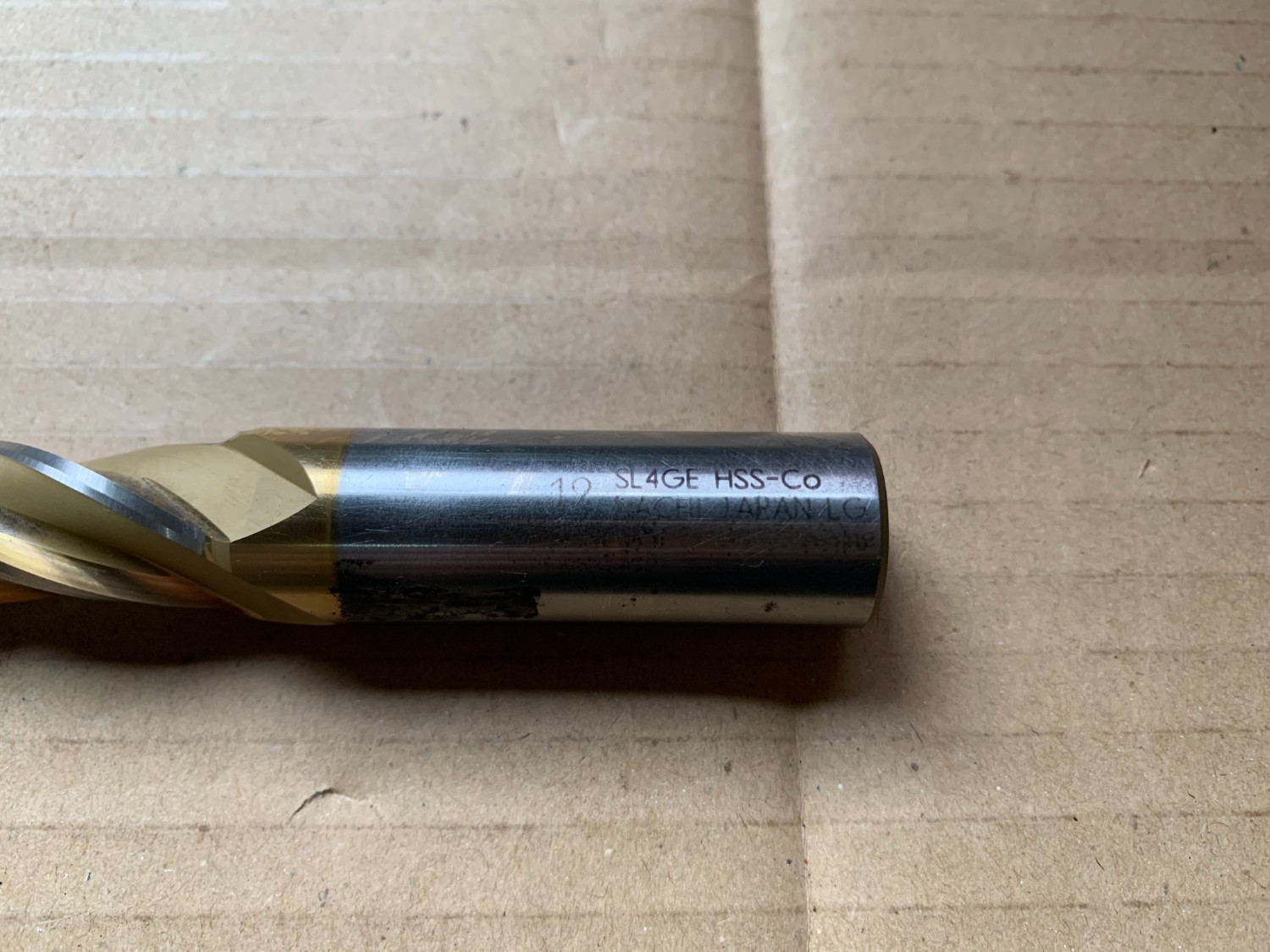 中古End mill(Ball） （エンドミル）19  SL4GE HSS-Co (4枚刃) NACHI(不二越)