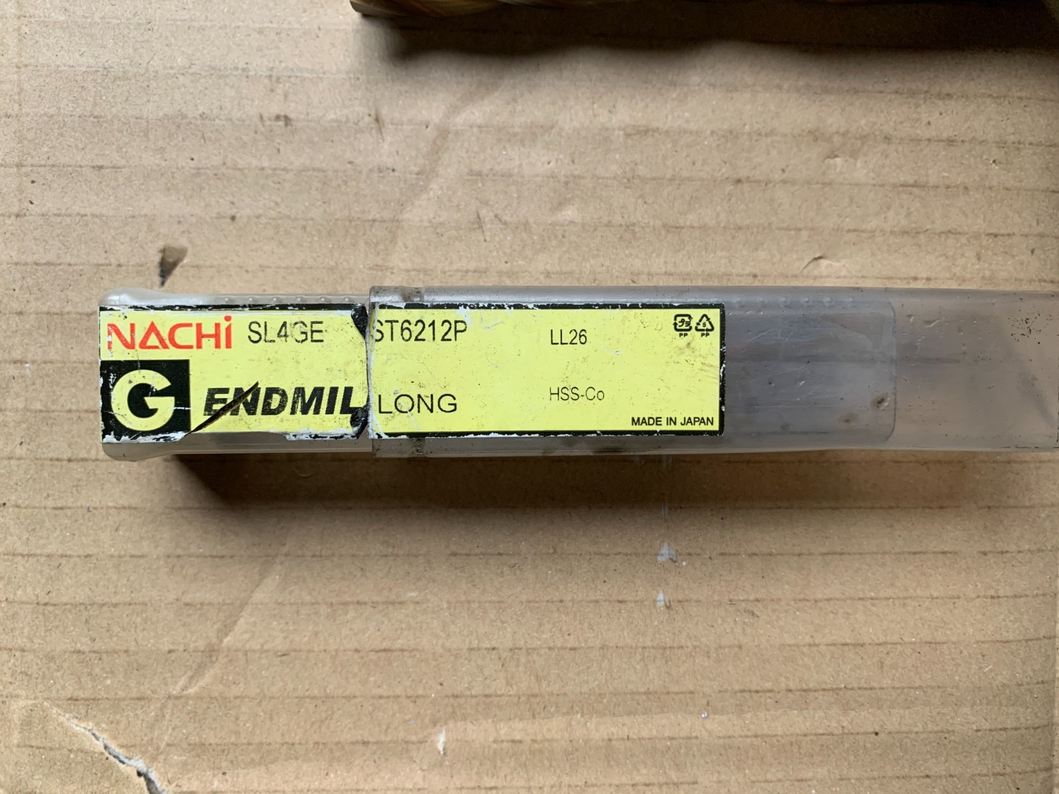 中古End mill(Ball） （エンドミル）19  SL4GE HSS-Co (4枚刃) NACHI(不二越)