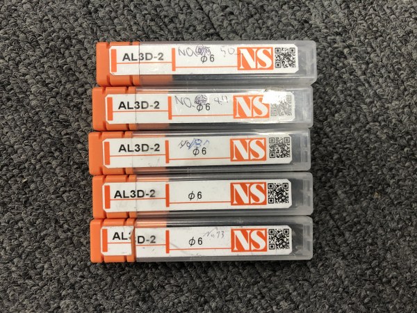 中古End mill(Square) 【アルミ専用エンドミル】AL3D2（5本）φ6 NS/日進工具