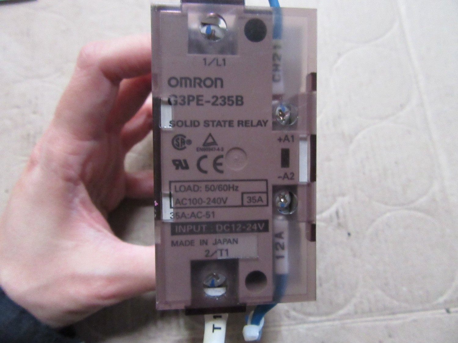 中古その他 【ヒータ用ソリッドステート】　G3PE-235B 35A：AC-51  オムロン/OMRON