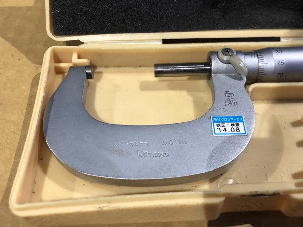 中古Outside micrometer [外側マイクロメーター]25～50ｍｍ ミツトヨ/Mitutoyo