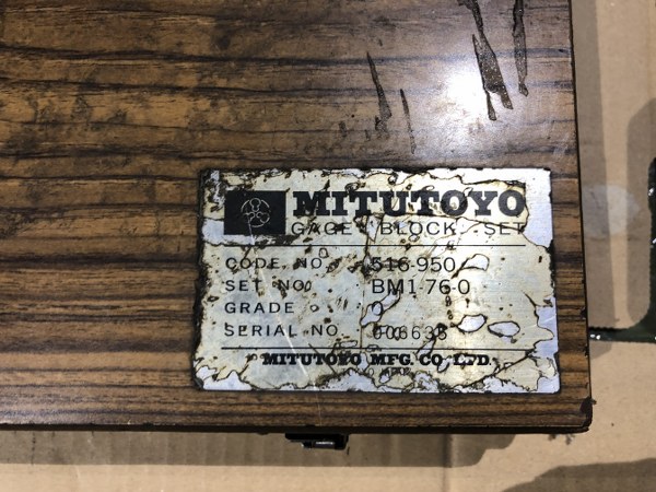 中古その他ゲージ [ゲージブロックセット ]No.516-950（BM1-76-0） ミツトヨ/Mitutoyo