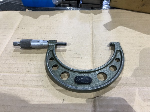 中古Outside micrometer 「外側マイクロメーター」75～100mm ミツトヨ/Mitutoyo