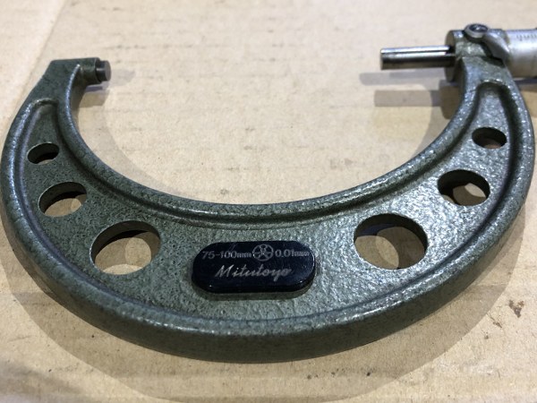 中古Outside micrometer 「外側マイクロメーター」75～100mm ミツトヨ/Mitutoyo