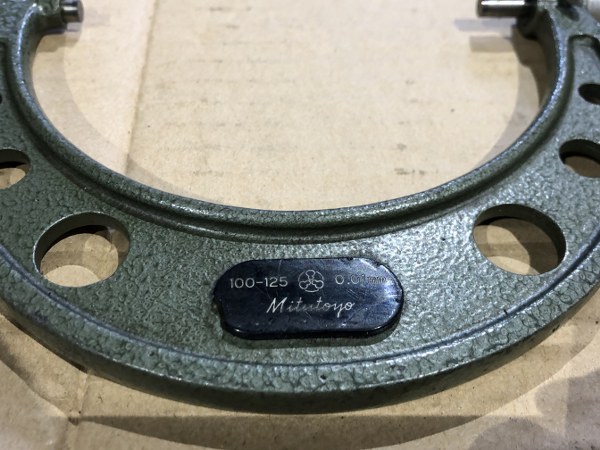 中古Outside micrometer [外側マイクロメーター ]100～125mm ミツトヨ/Mitutoyo