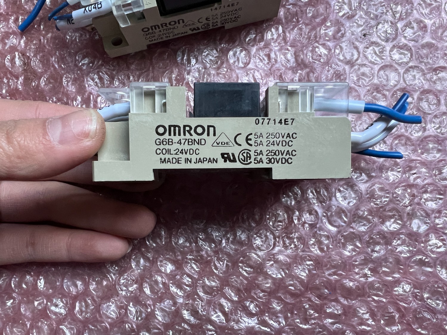 中古その他 【ターミナルリレー3個】G6B-47BND オムロン/OMRON