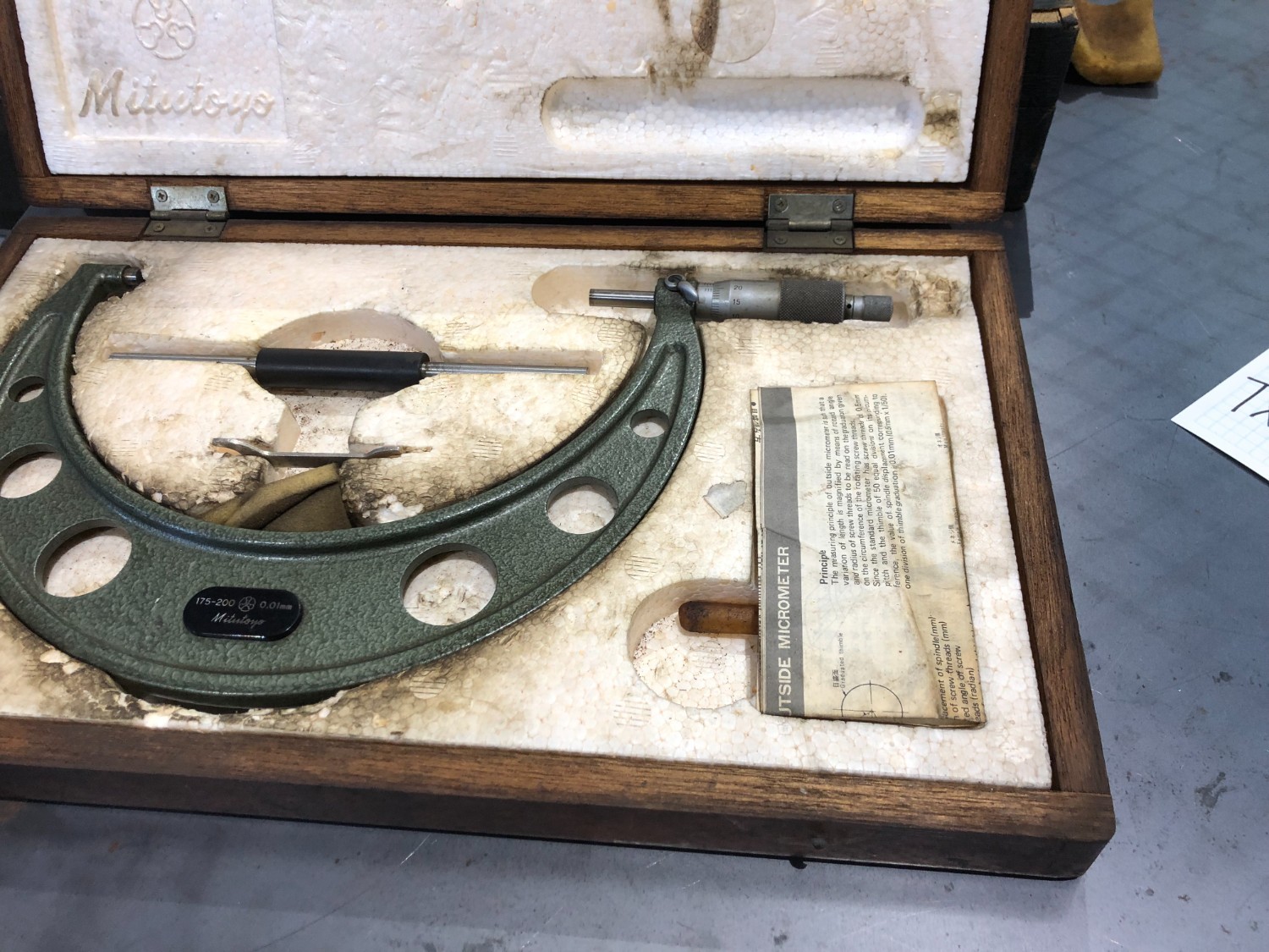 中古Outside micrometer 【外側マイクロメーター】175-200mm ミツトヨ/Mitutoyo