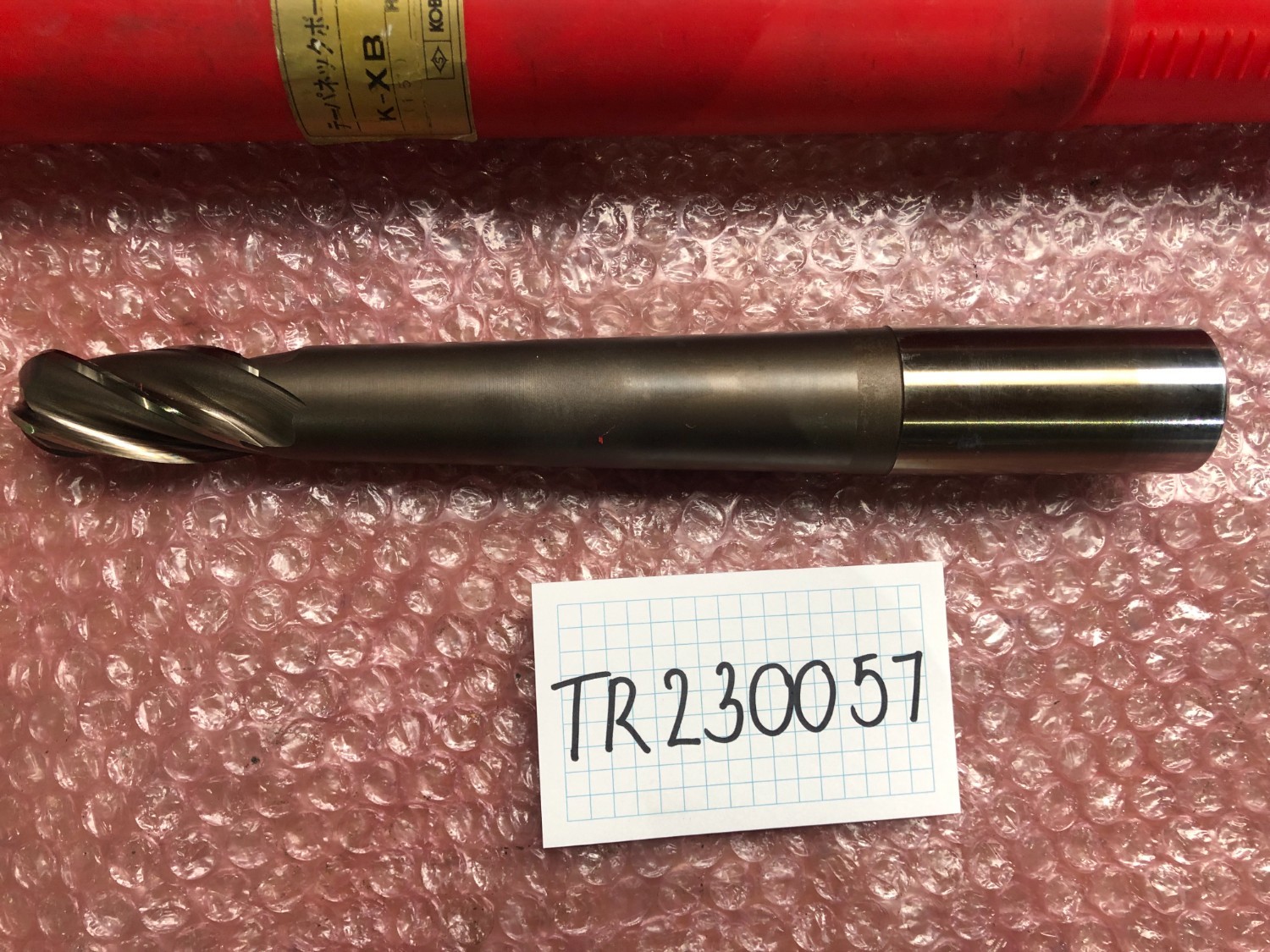 中古End mill(Ball） 【テーパーネックボールエンドミル4枚刃】R12.5x25 KOBELCO