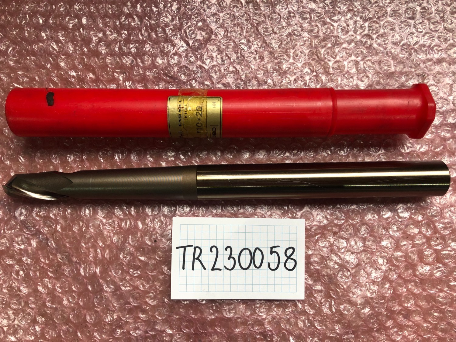 中古エンドミル(ボール） 【テーパーネックボールエンドミル2枚刃】R10x20 KOBELCO