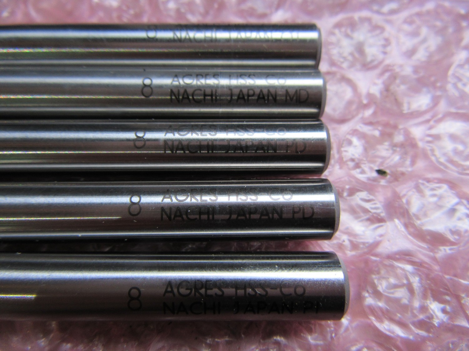 中古Other end mill 【AGミル ラフィングショート5個】AGRES 8  NACHI