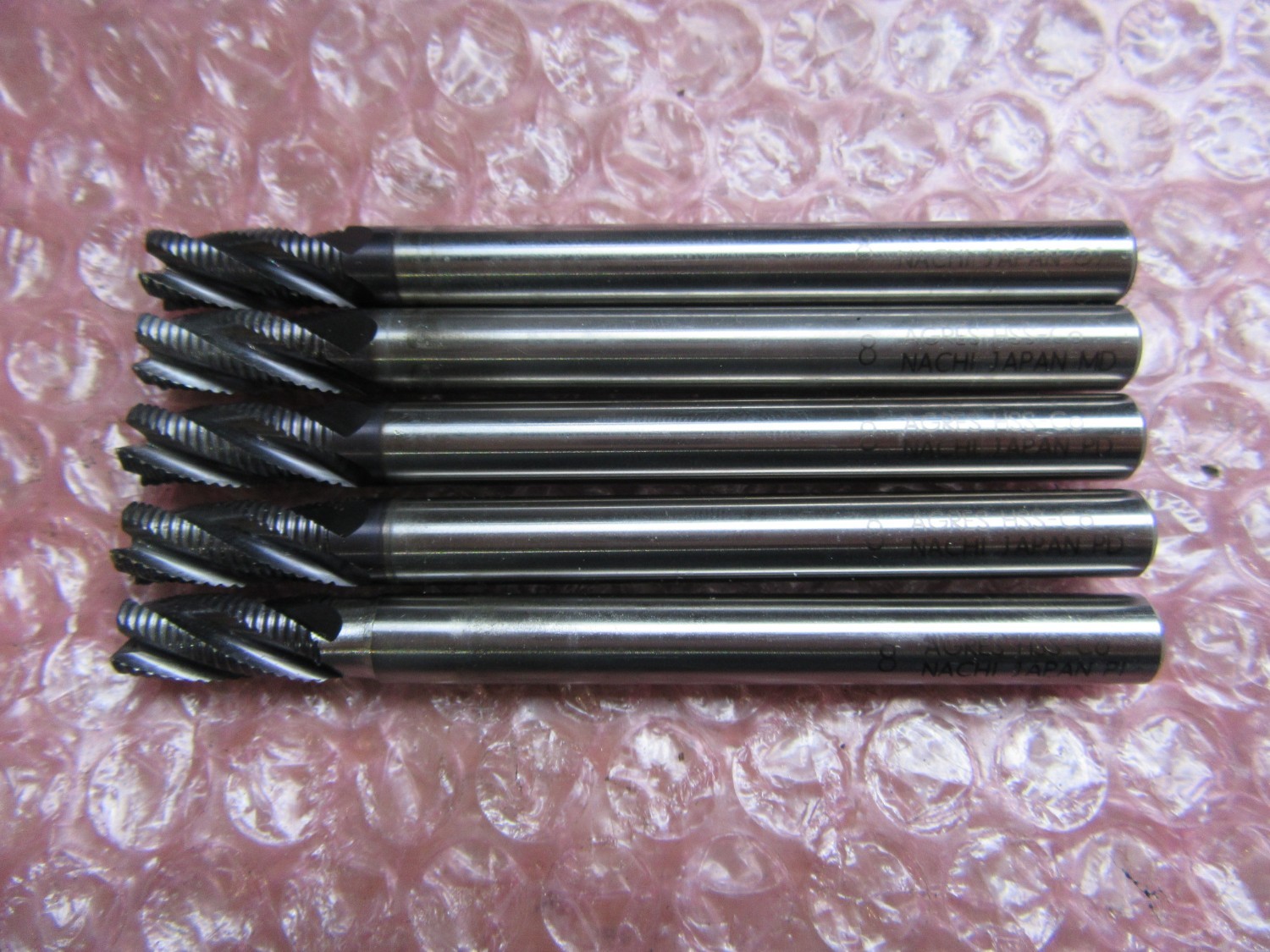 中古Other end mill 【AGミル ラフィングショート5個】AGRES 8  NACHI