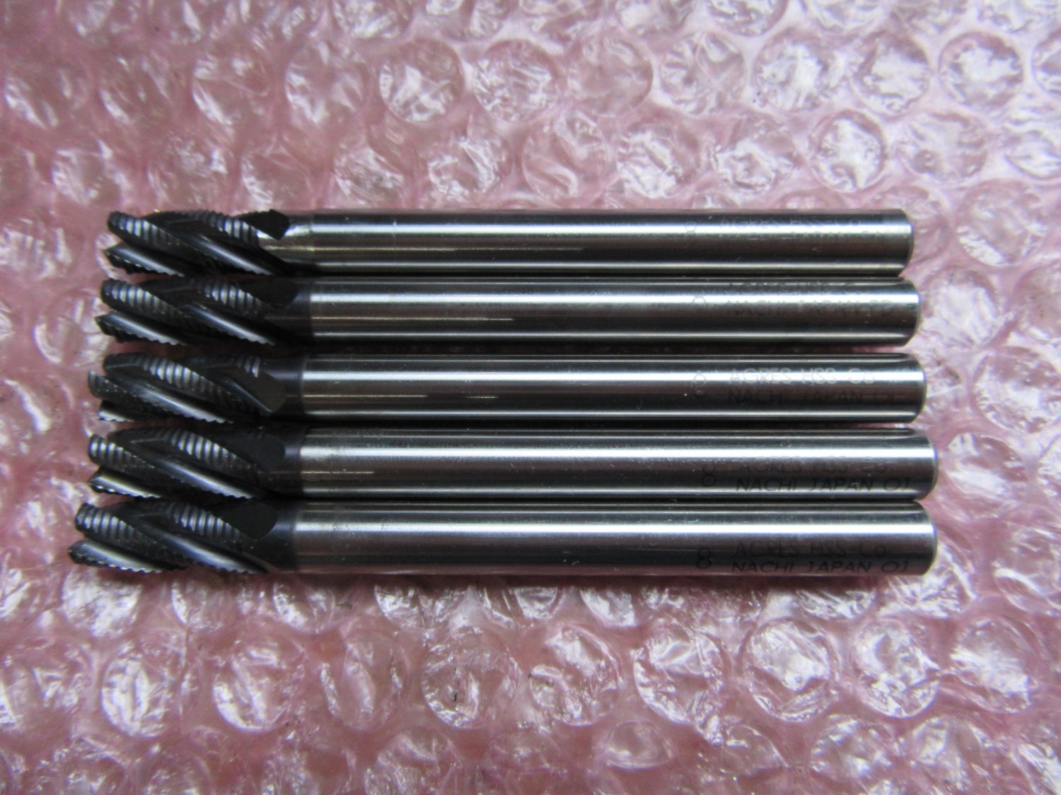 中古Other end mill 【AGミル ラフィングショート5個】AGRES 8  NACHI