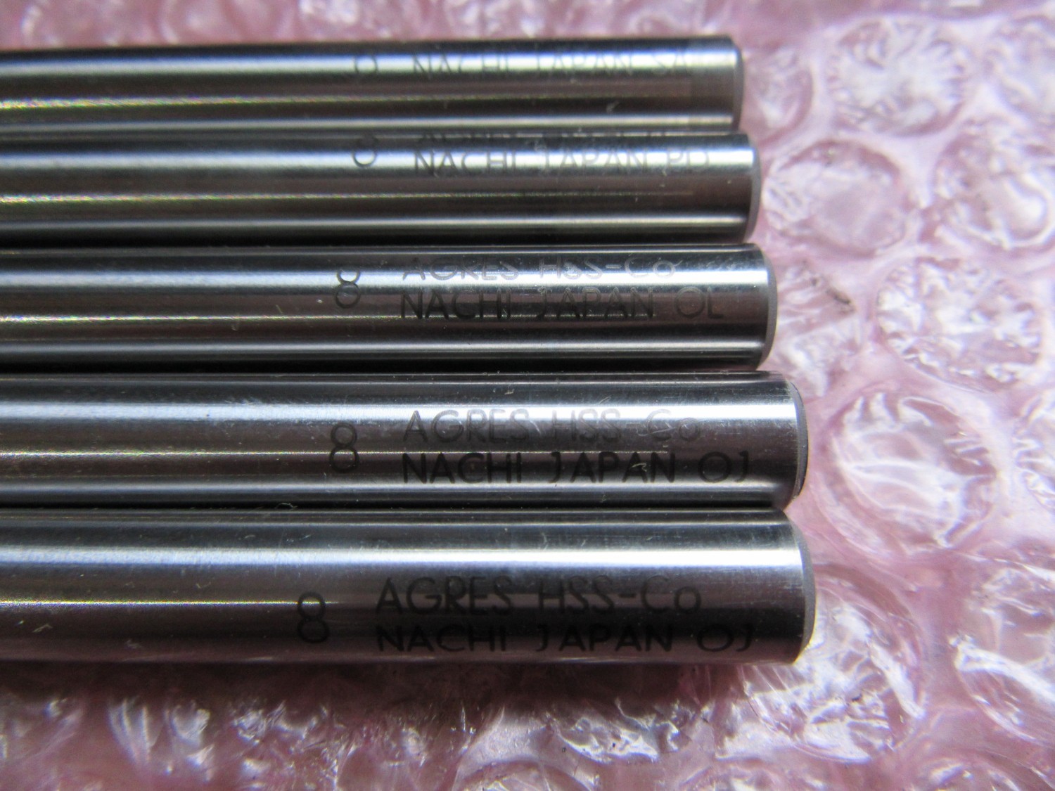 中古Other end mill 【AGミル ラフィングショート5個】AGRES 8  NACHI