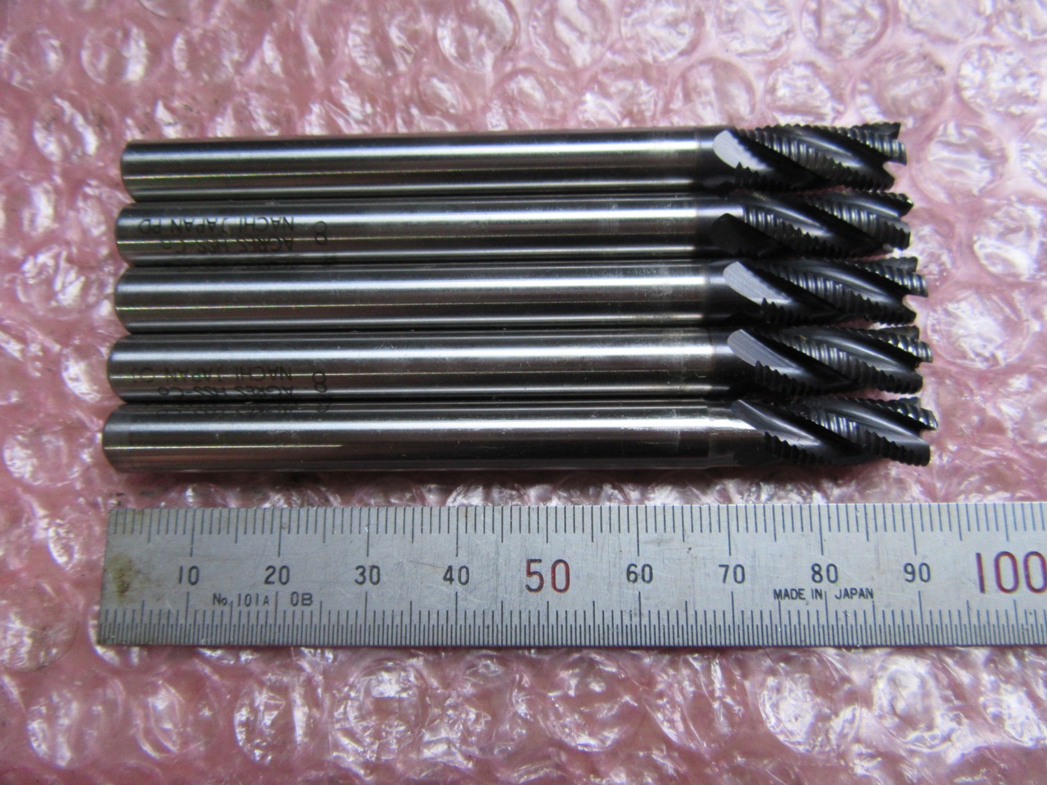 中古Other end mill 【AGミル ラフィングショート5個】AGRES 8  NACHI