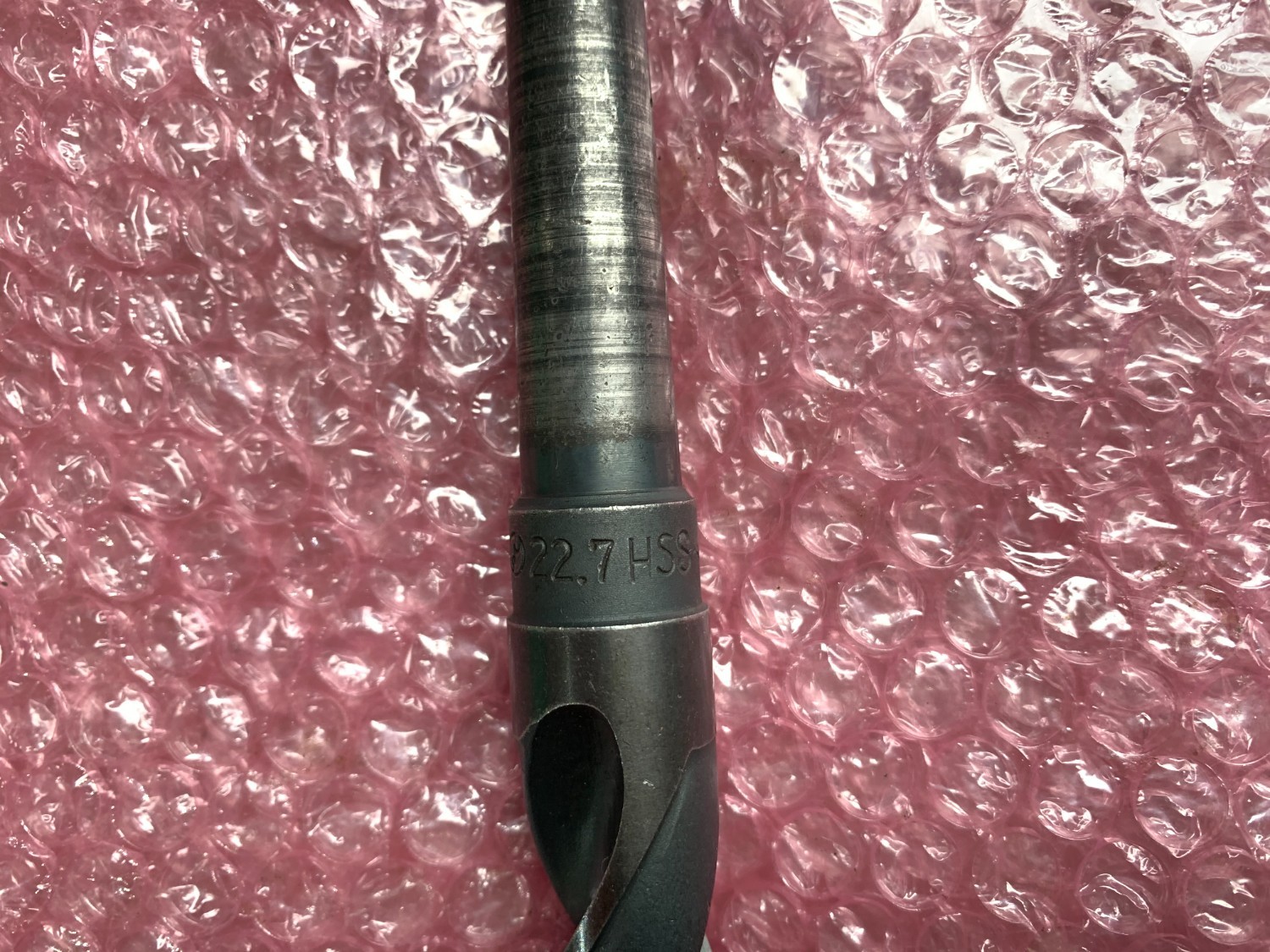 中古Taper shank drills 【テーパーシャンクドリル】  φ22.7mm, 全長:270mm 不明