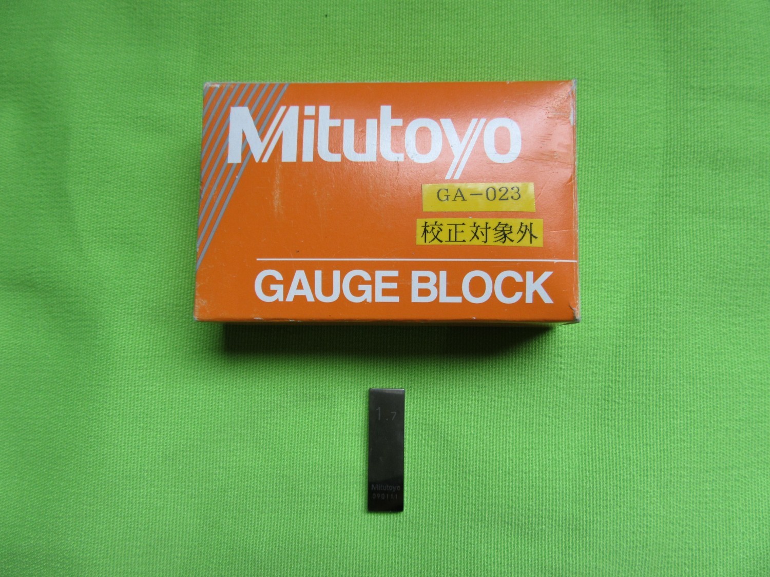 中古その他ゲージ 【ブロックゲージ】1.7mm ミツトヨ