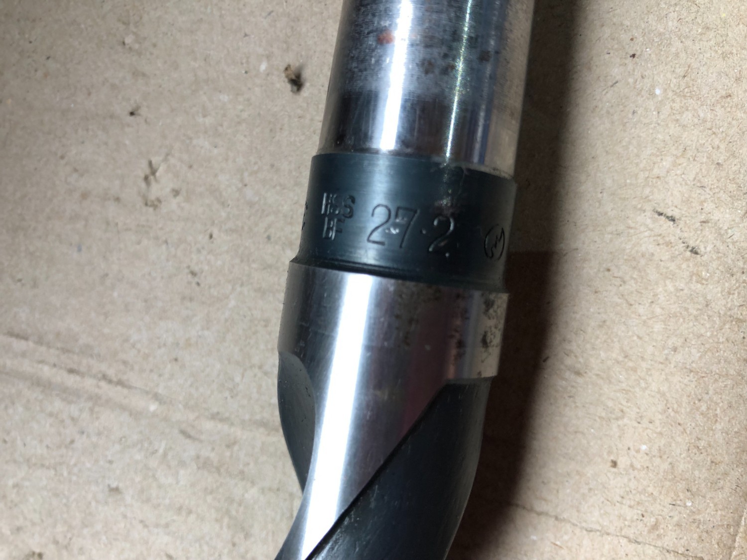 中古テーパ―シャンクドリル 【テーパシャンクドリル】φ27.2 HSS NACHI FORGE