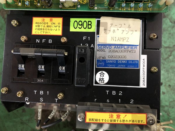 中古その他 [サーボアンプ]20BA030FFWT3 山洋電気/SANYO DENKI