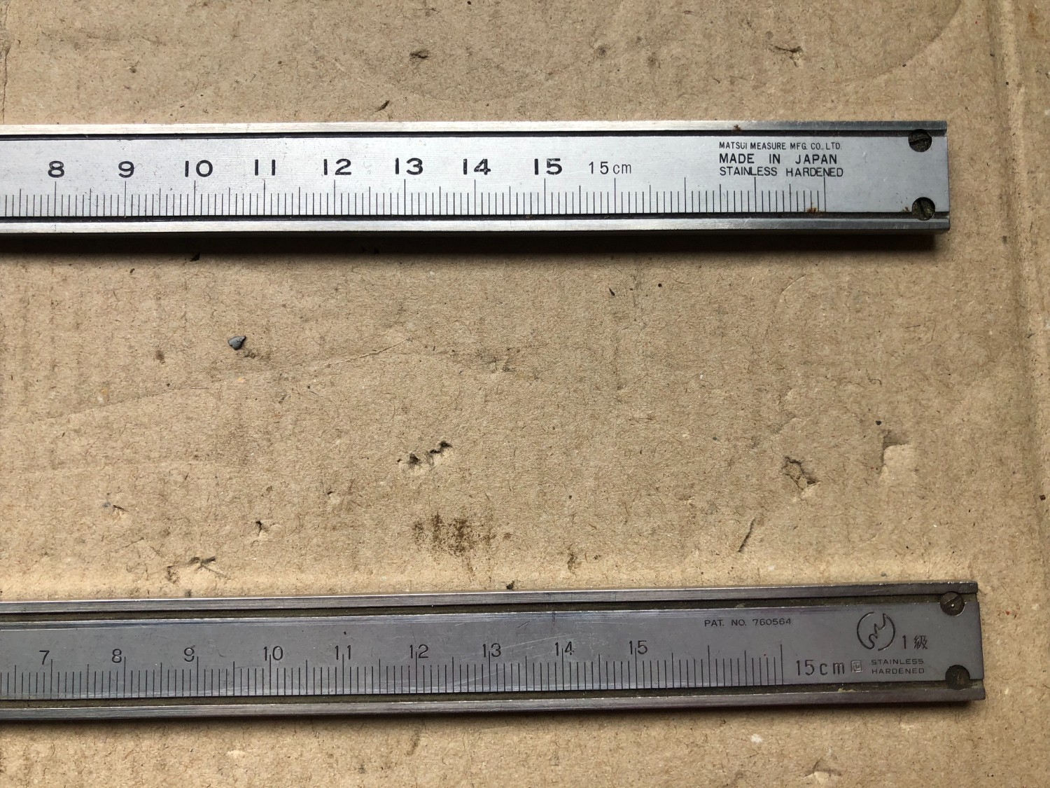 中古Vernier caliper 【ノギス2個】15cm MATUI,KANON