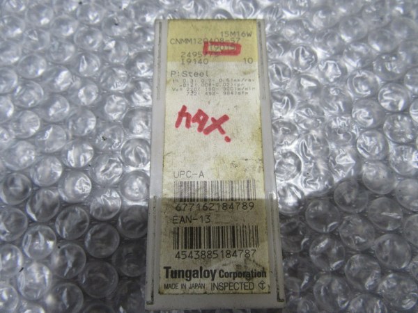 中古Cutting Exchange Chip 「チップ」CNMM120408-57 Tungaloy