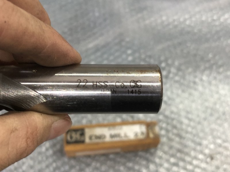 中古エンドミル 【2刃エンドミル】φ22 HSS-Co OSG オーエスジー