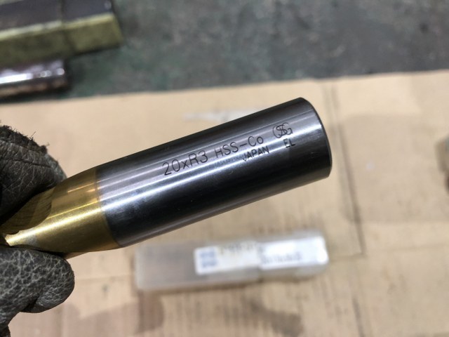 中古End mill 【エンドミル】EX-TIN-CR-EDS 20xR3 OSG/ オーエスジー