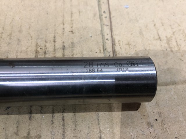 中古End mill 【エンドミル】28HSS-Co OSG/ オーエスジー