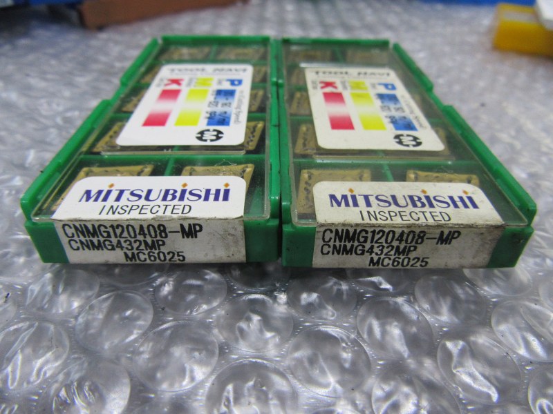 中古インサート（チップ） 【チップ】CNMG120408-MP　CNMG432MP MC6025（２個） 三菱/MITSUBISHI