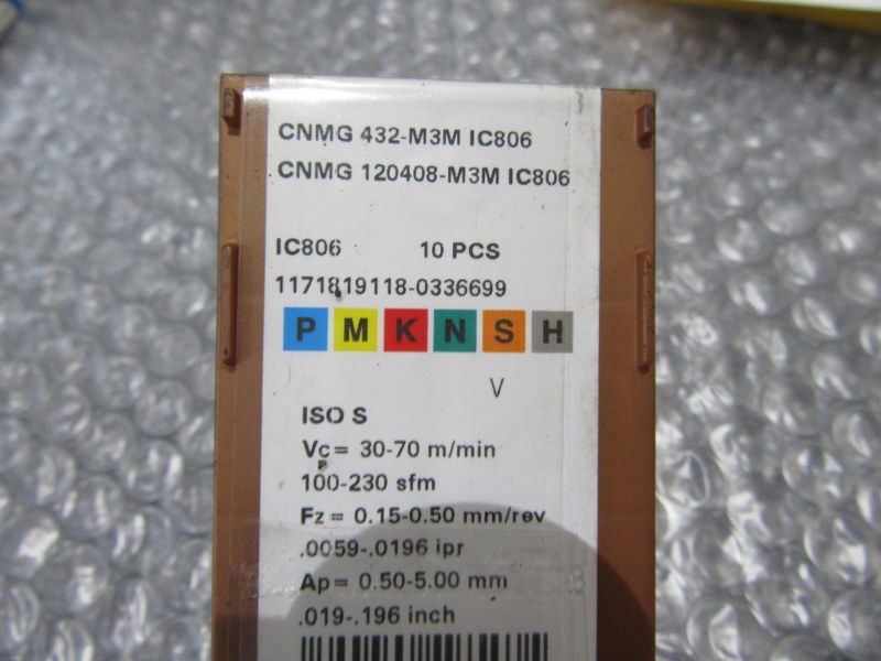 中古Cutting Exchange Chip 【チップ】CNMG432-M3MIC806 イスカル/ISCAR